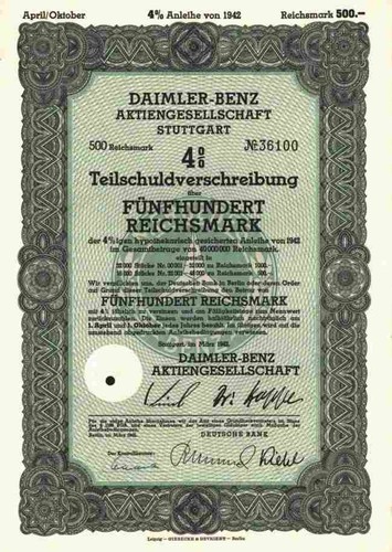 Daimler benz 1942 stuttgart - daimler,