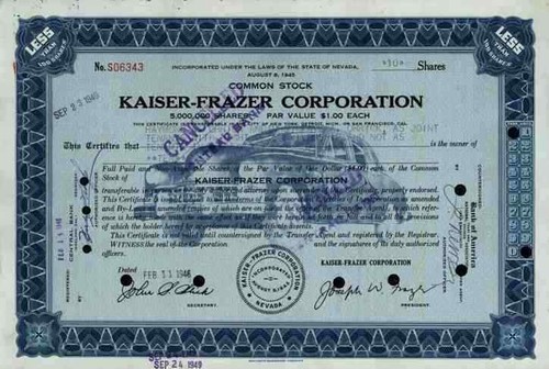 Kaiser frazer 1946 - frazer, jeep