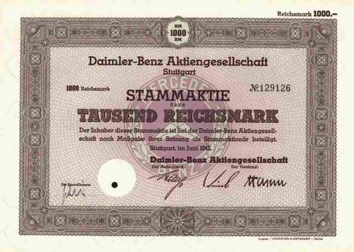 Daimler benz 1942 stuttgart - daimler,