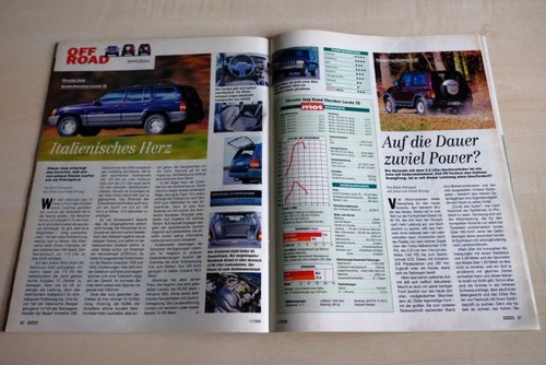 Mot 1997 jeep grand - mot, 01/1997