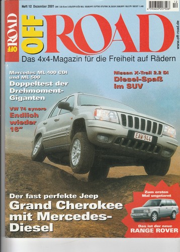 Off road 2001 jeep - off, 12/2001