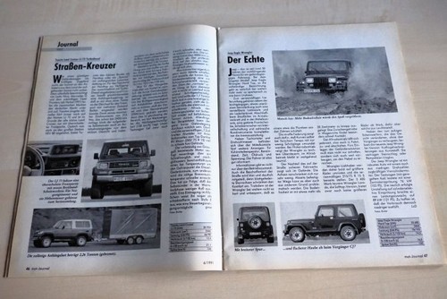 Mot 1991 jeep wrangler 5 - 06/1991, 2.5
